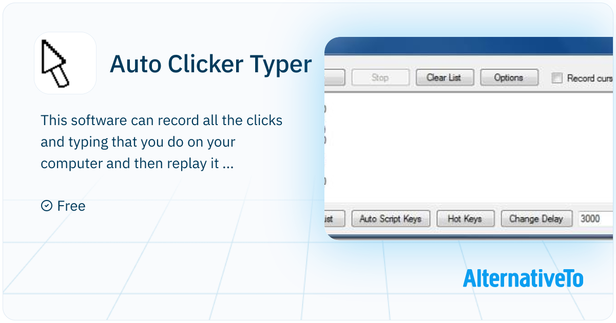 Auto Clicker Typer: This software can record all the clicks and ...