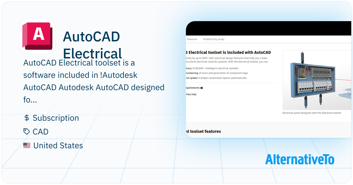 AutoCAD Electrical: Electrical design with smart symbols, automation ...
