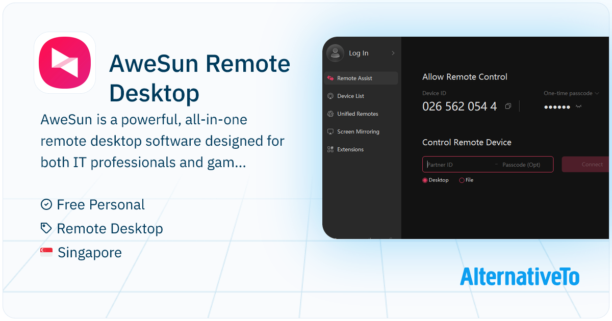 AweSun Remote Desktop: The ultimate free Remote Desktop solution with ...