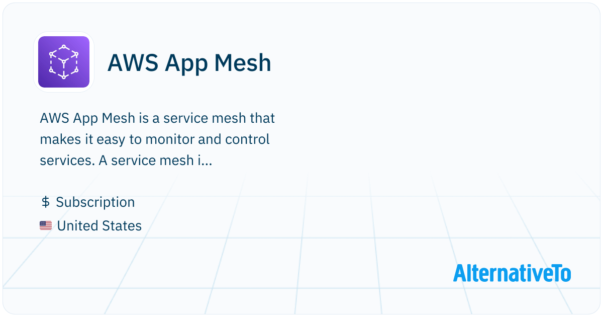 AWS App Mesh: Service mesh that makes it easy | AlternativeTo