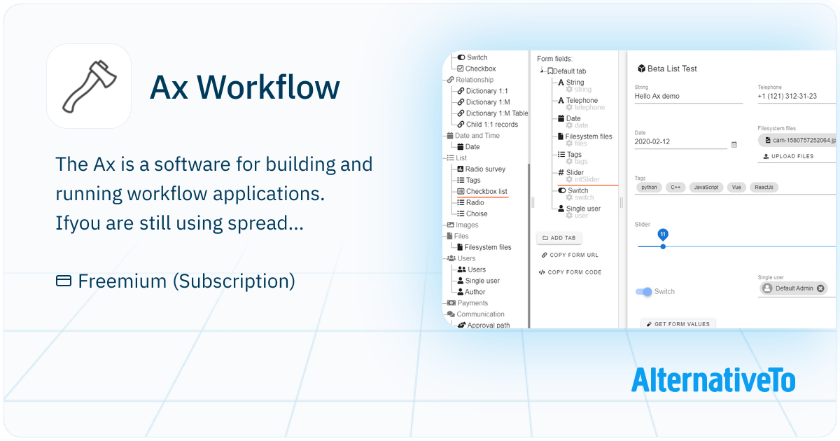Ax Workflow: Makes workflow automation less annoying | AlternativeTo