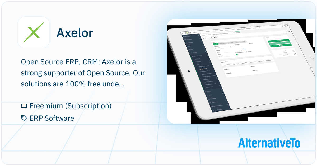 Axelor: Open Source ERP and framework, Cloud Ready, Integrated BPM: A ...