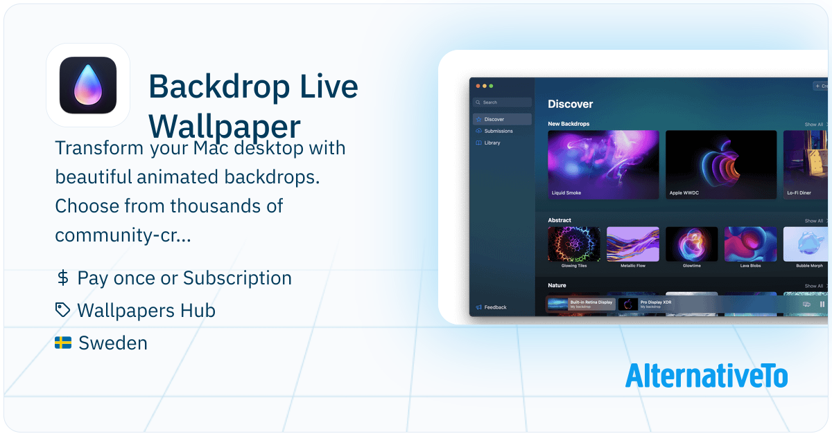 Backdrop Live Wallpaper: Animated 4K video and Rive live wallpapers for