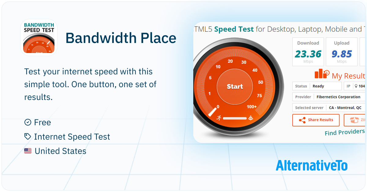 Bandwidth Place: Test your internet speed with this simple tool ...