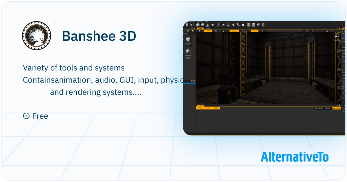 Banshee 3D: Open source game engine with intuitive tools and a modern ...
