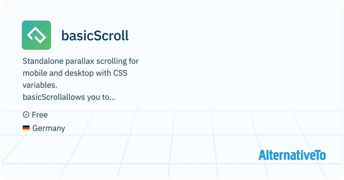 basicScroll: Standalone parallax scrolling for mobile and desktop with ...