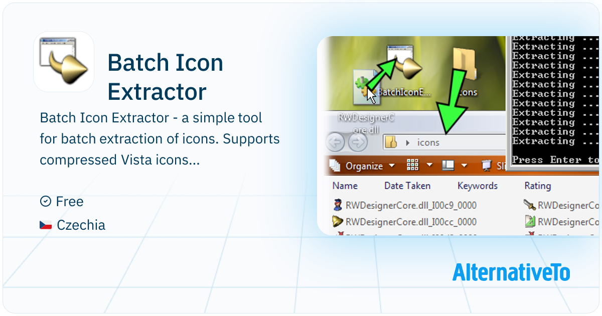 Batch Icon Extractor: - a simple tool for batch | AlternativeTo