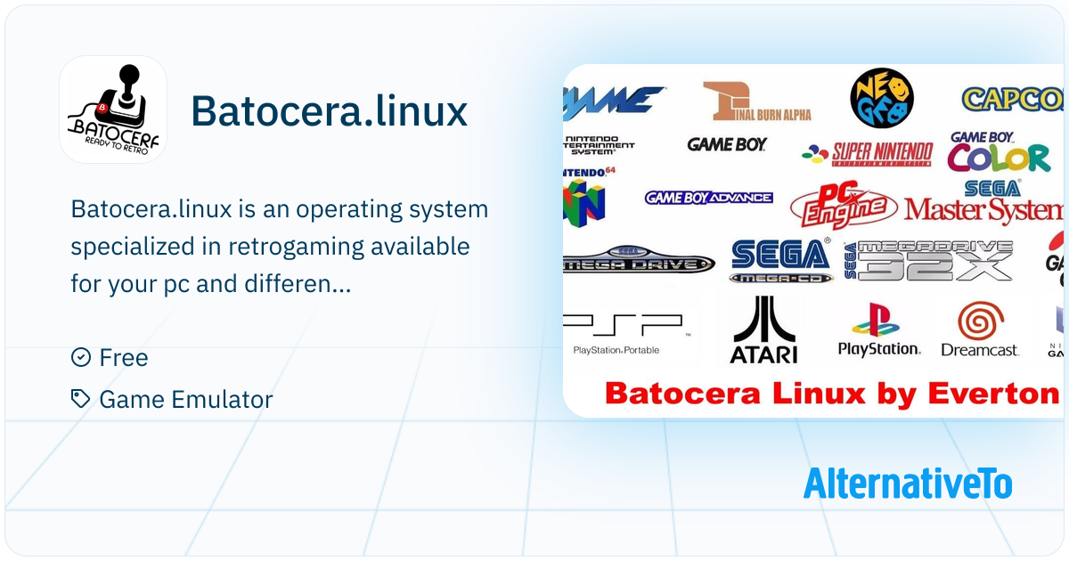 Batop Linux Batocera.linux: Batocera.linux is an operating system specialized in ...