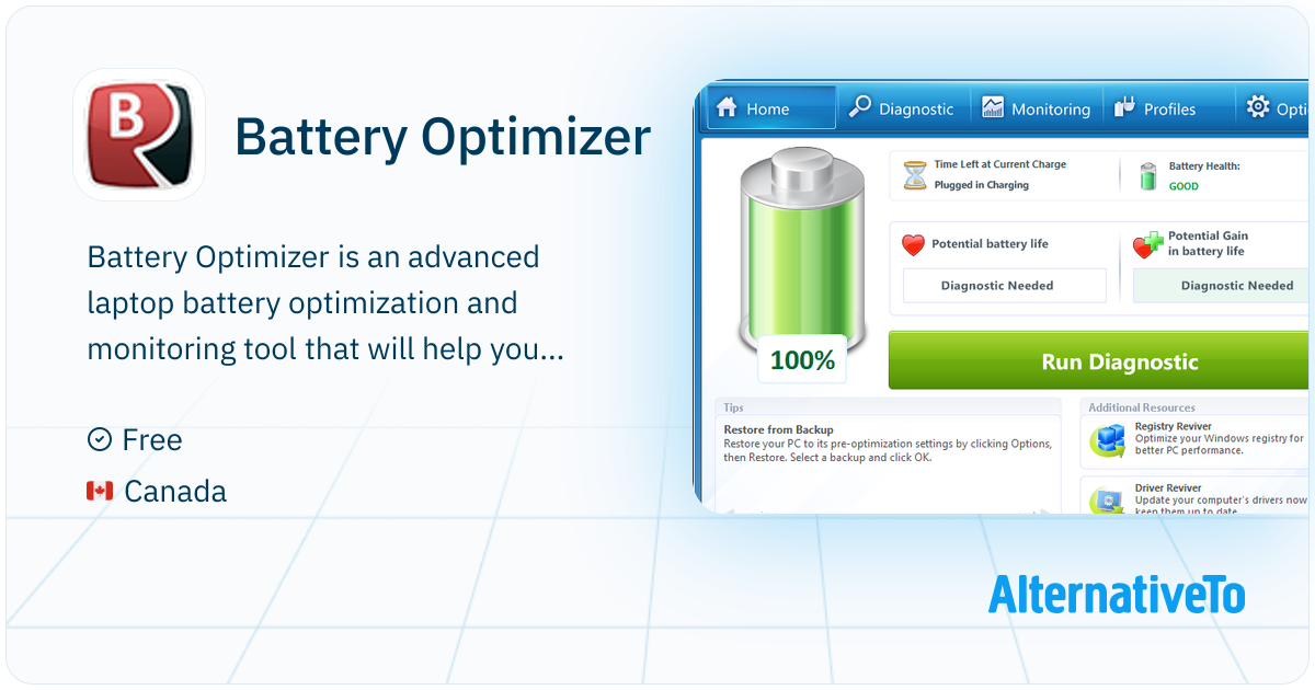 Battery Optimizer: Advanced laptop battery | AlternativeTo