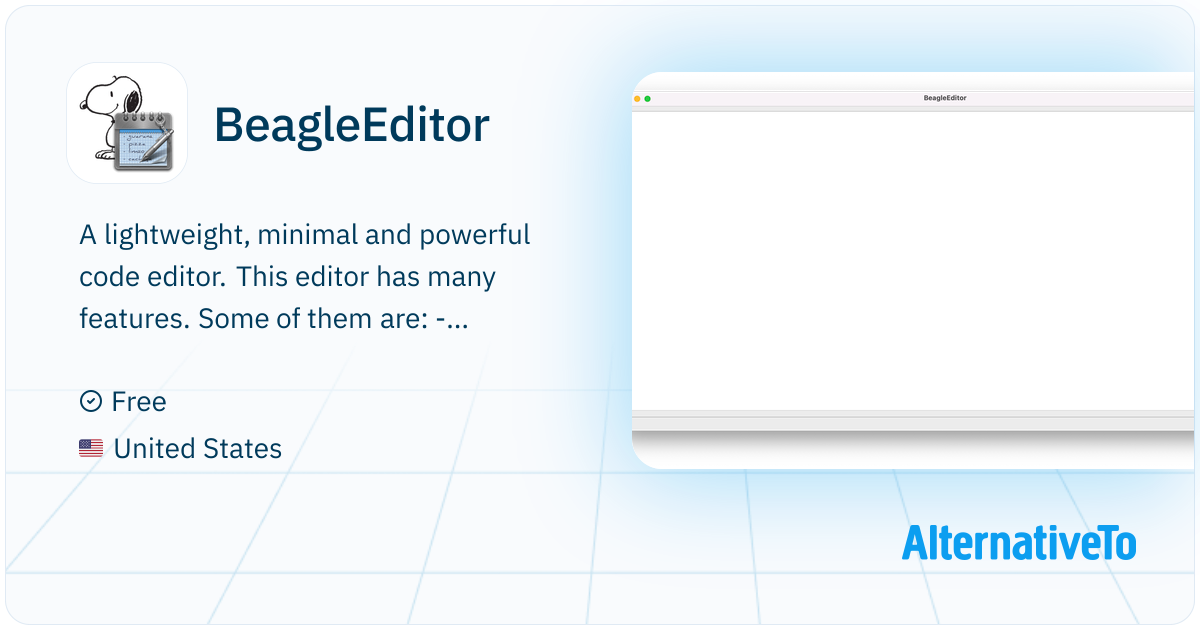Beagle Programmer BeagleEditor: A