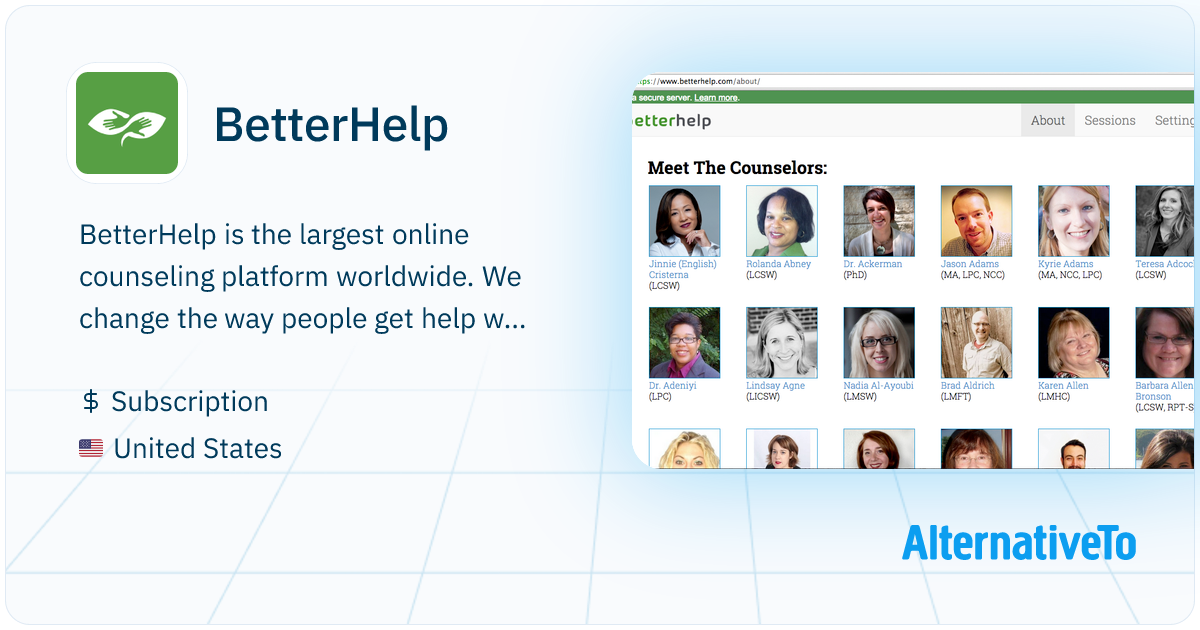 BetterHelp: An online counselling service for psychological assistance ...