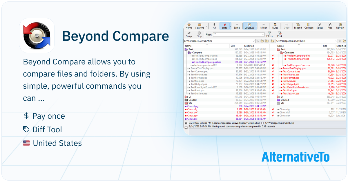 Beyond Compare: File and folder compare with FTP and cloud support ...