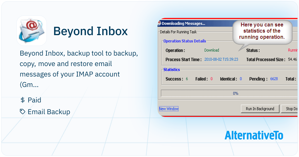 Beyond Inbox: Backup tool to backup, copy, move | AlternativeTo