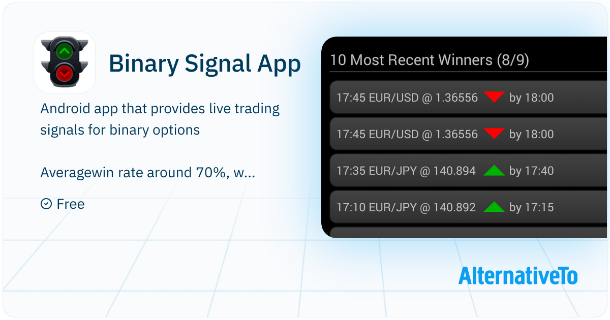 Binary Signal App: Android app that provides live trading signals ...