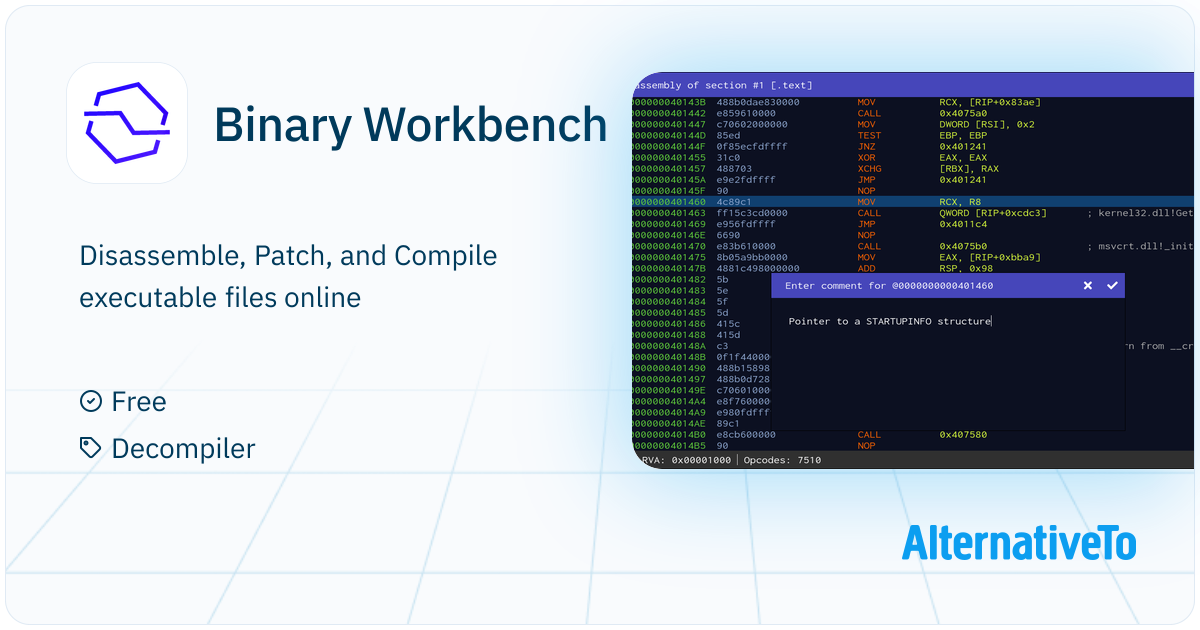Binary Workbench: Disassemble, Patch, and Compile executable files ...