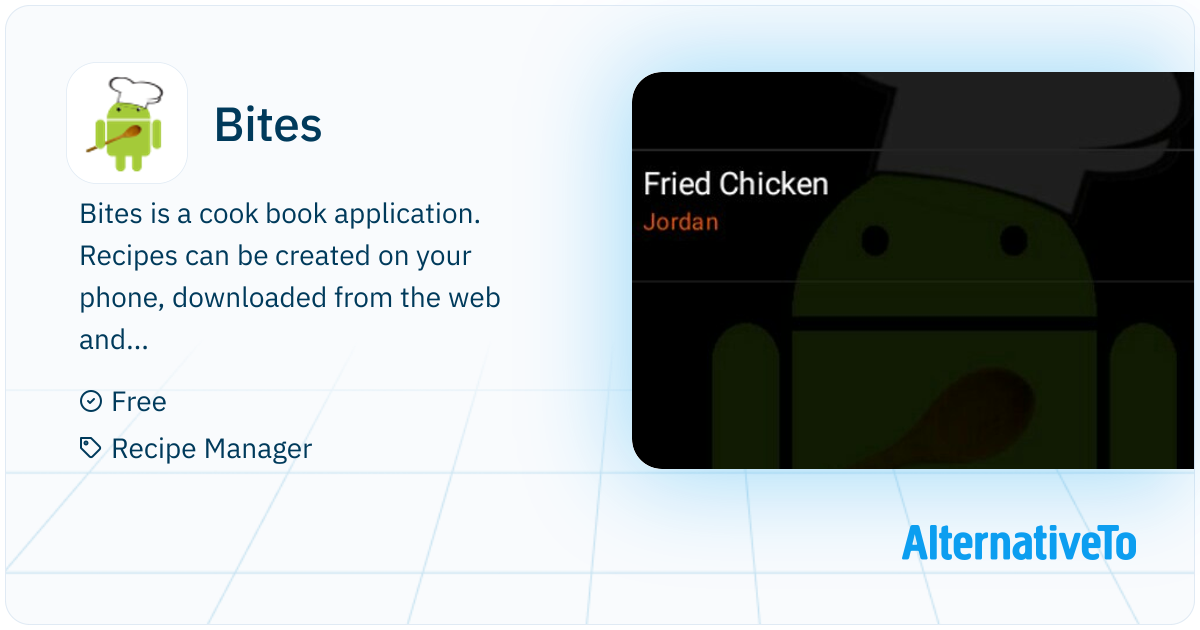 Bites: Android app for managing recipes | AlternativeTo