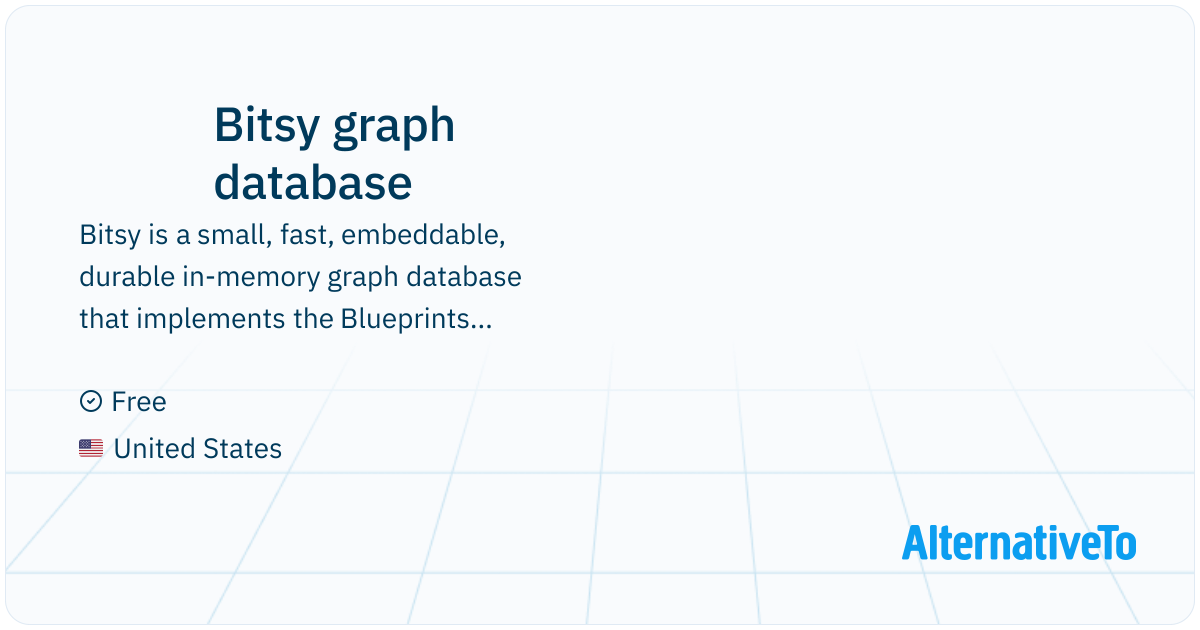 Bitsy graph database: Bitsy is a small, fast, embeddable, durable ...
