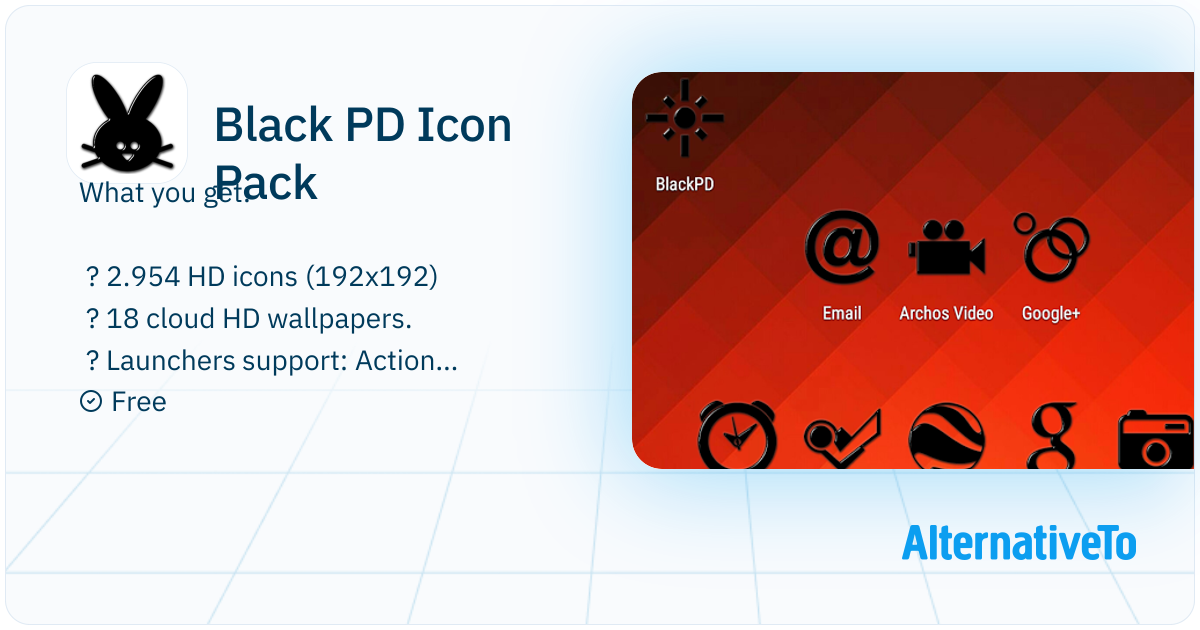 Black PD Icon Pack: 05/06/2015 -Added 300 icons | AlternativeTo