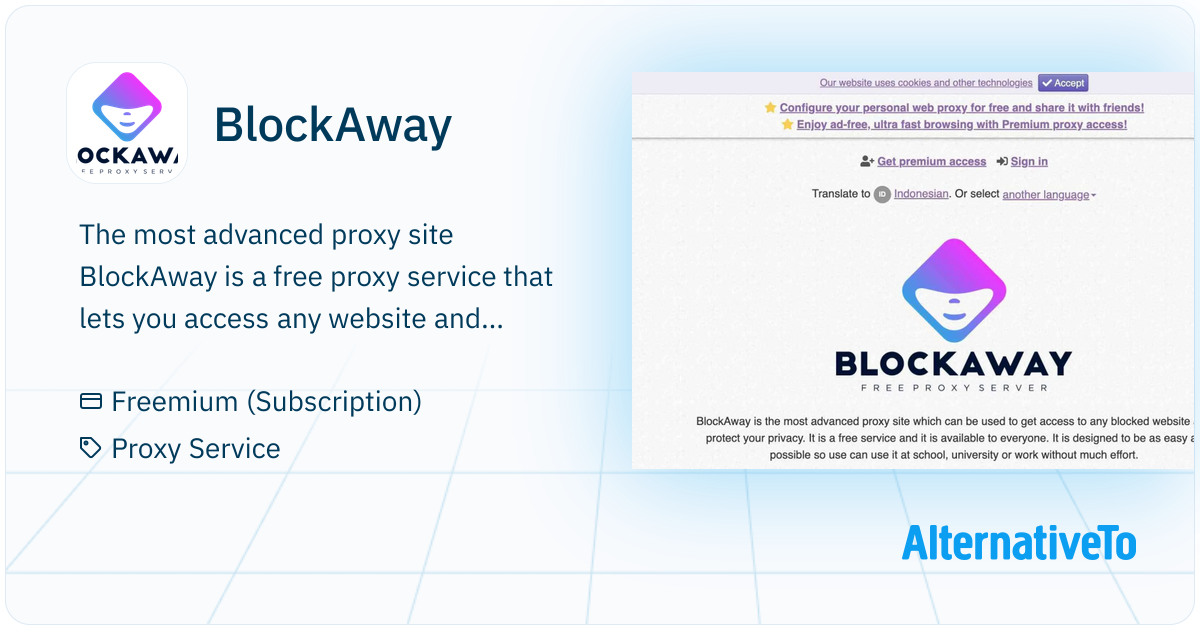 Blockaway Advanced Proxy Service That Allows You To Access Any Website 