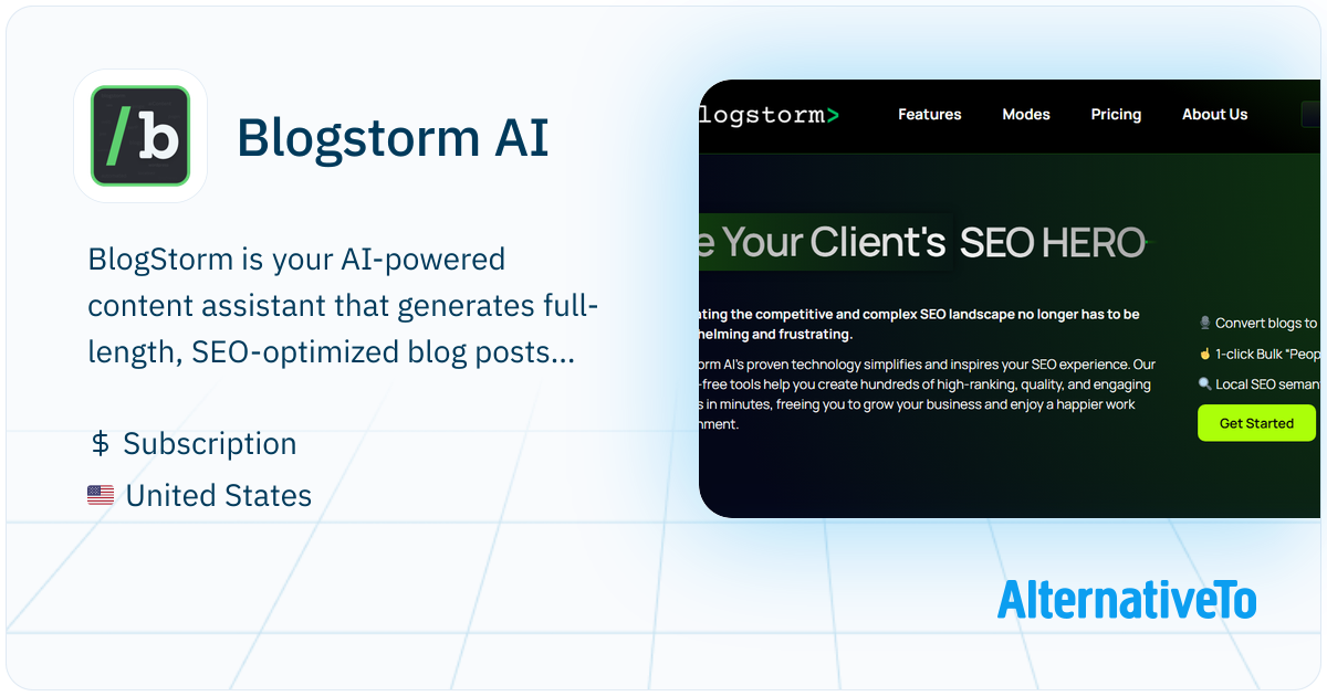 Blogstorm AI: BlogStorm is your AI-powered content assistant for ...