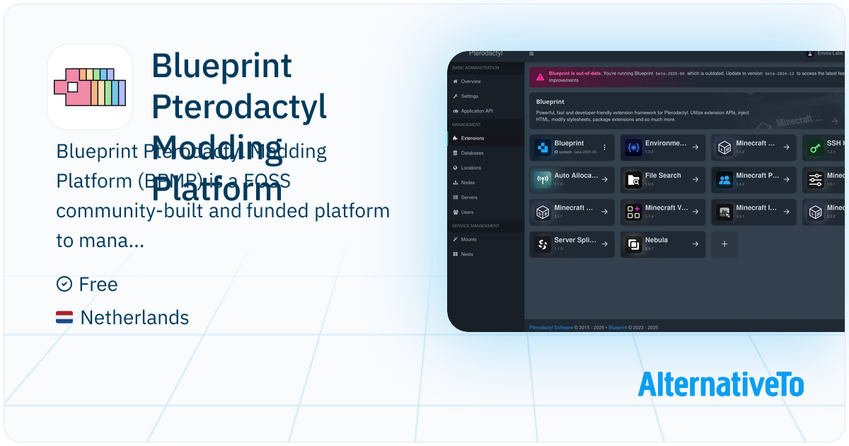 Blueprint Framework: Open-source and nonprofit modding platform for the ...