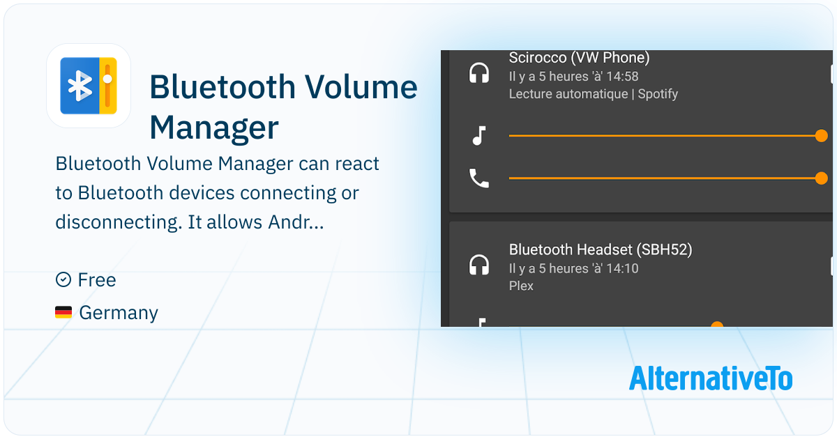 Bluetooth Volume Manager: An Android app that automates Bluetooth ...