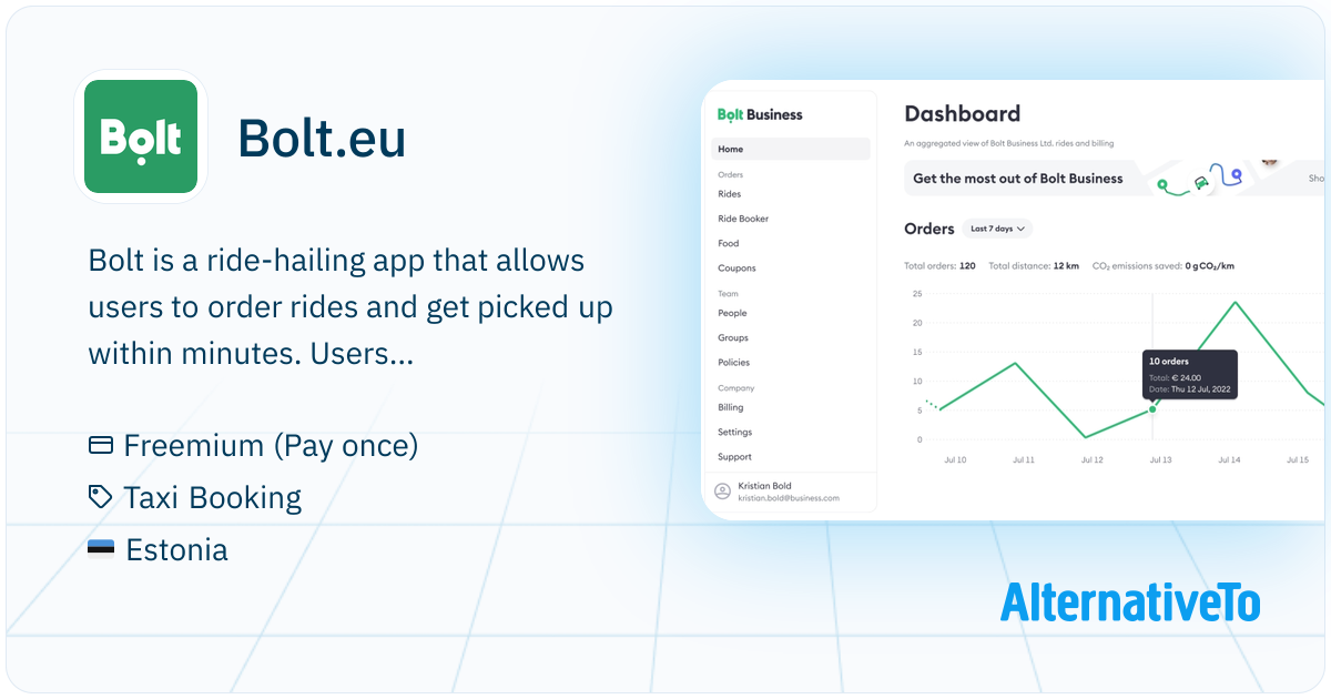 Bolt.eu: Ride-hailing with real-time tracking and multiple payments ...