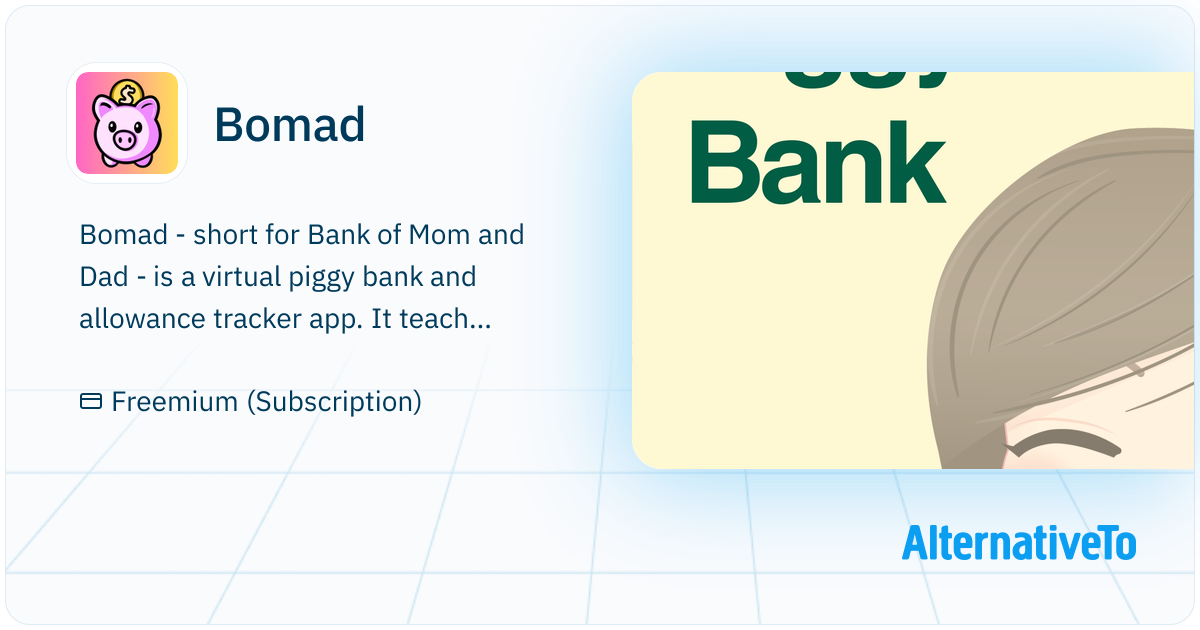 Bomad: Virtual piggy bank and allowance tracker app | AlternativeTo