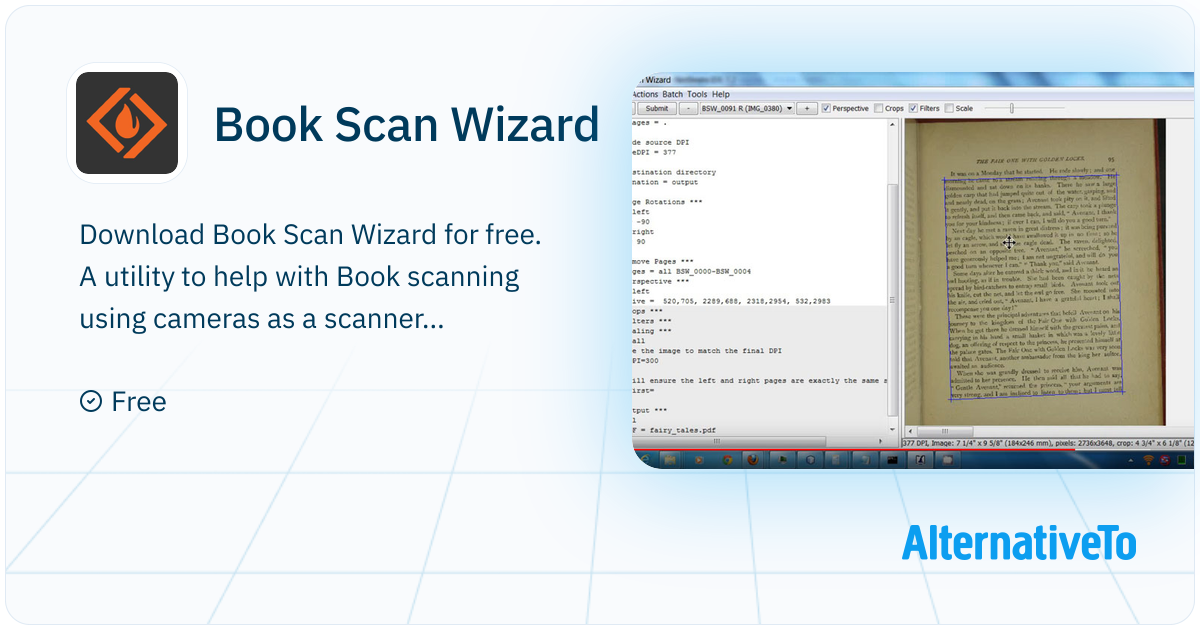 Book Scan Wizard: A utility to help with Book scanning using cameras as ...