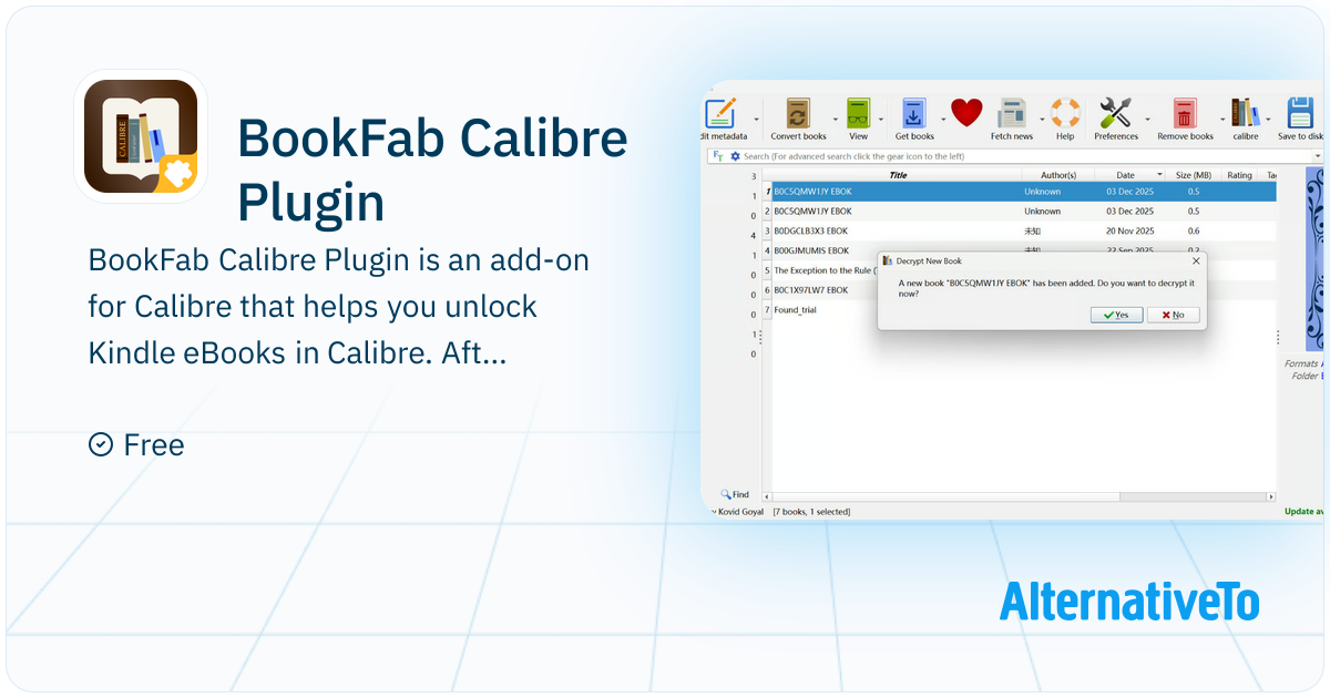 BookFab Calibre Plugin: Designed as the best companion for Calibre ...