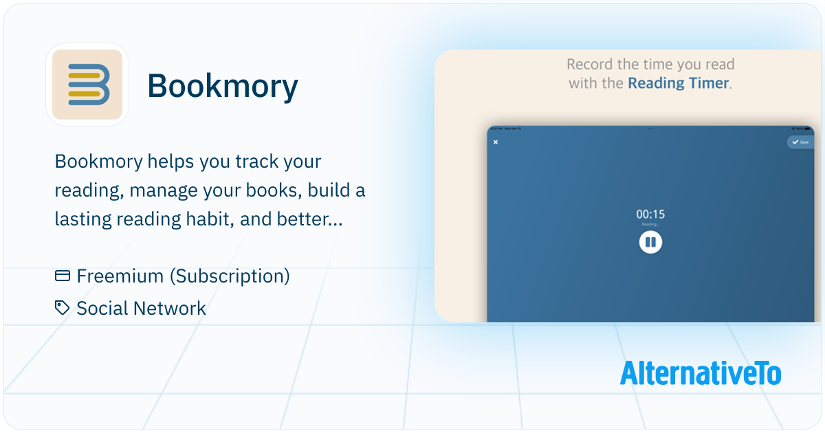 Bookmory: Helps you track your reading, manage | AlternativeTo