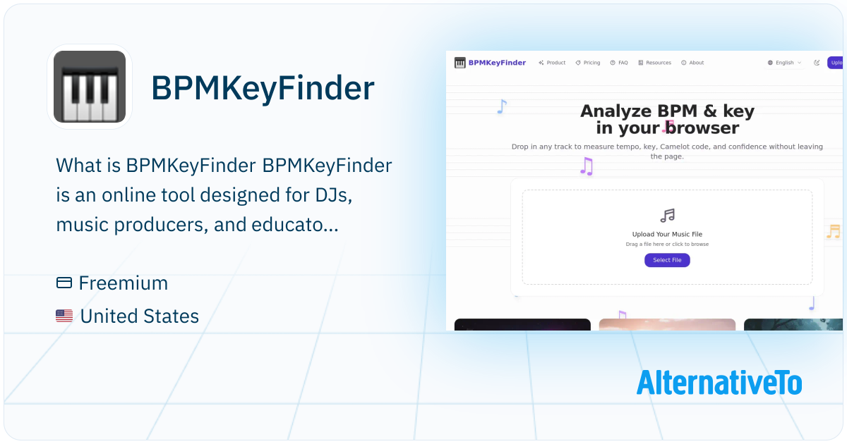 BPMKeyFinder Webbased tool that allows users to analyze the BPM