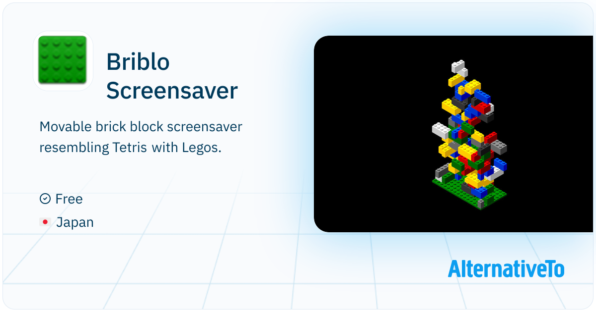 Briblo Screensaver: Movable brick block screensaver resembling Tetris ...