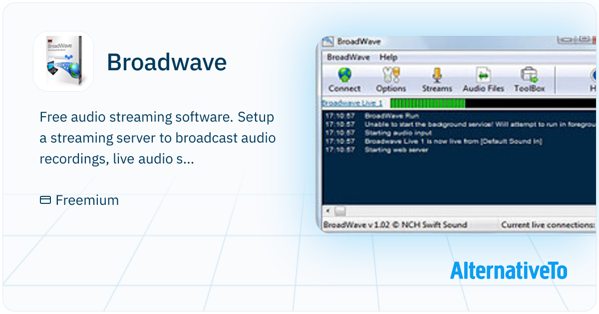 Broadwave: Free audio streaming software | AlternativeTo