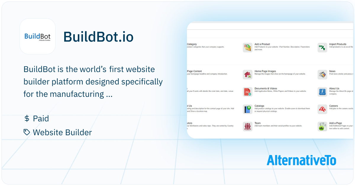 BuildBot.io: BuildBot is the world’s first website builder platform for ...