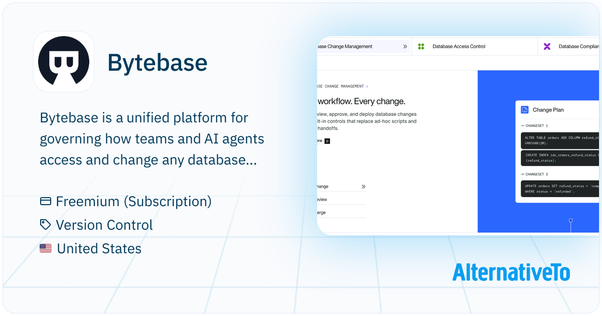 Bytebase: Open source, web-based, database schema change and version ...
