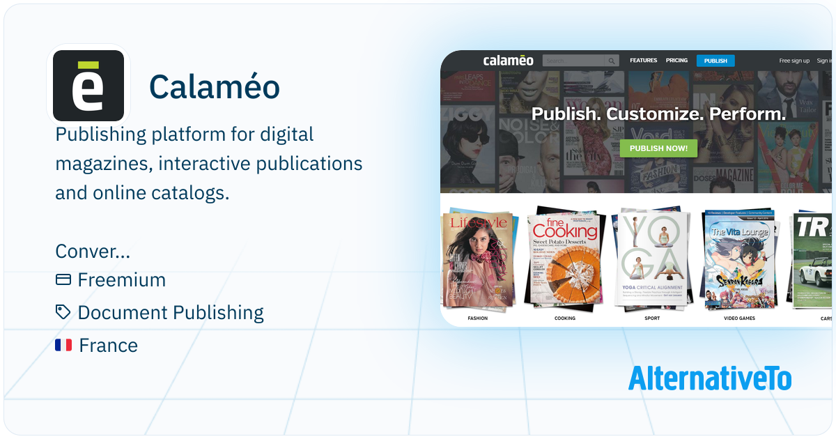 Calaméo: Publishing Platform for Documents and Magazines | AlternativeTo