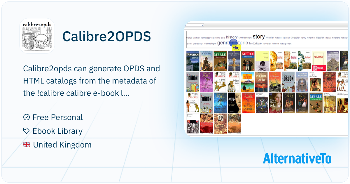 Calibre2OPDS: Calibre2opds can generate OPDS and HTML catalogs ...