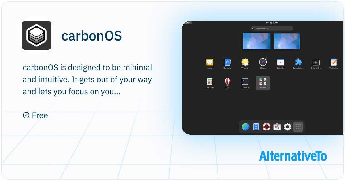 carbonOS: An open, linux-based operating system designed from the ...