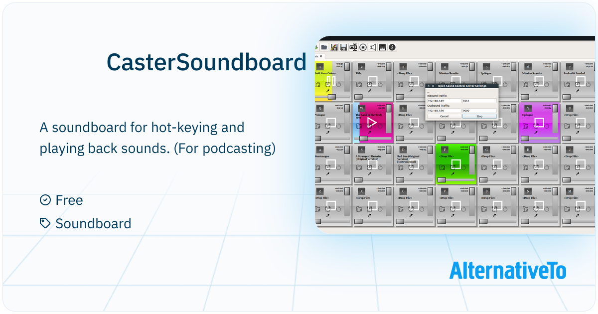 Soundboard Wheel CasterSoundboard: A soundboard for hot-keying and playing back sounds ...