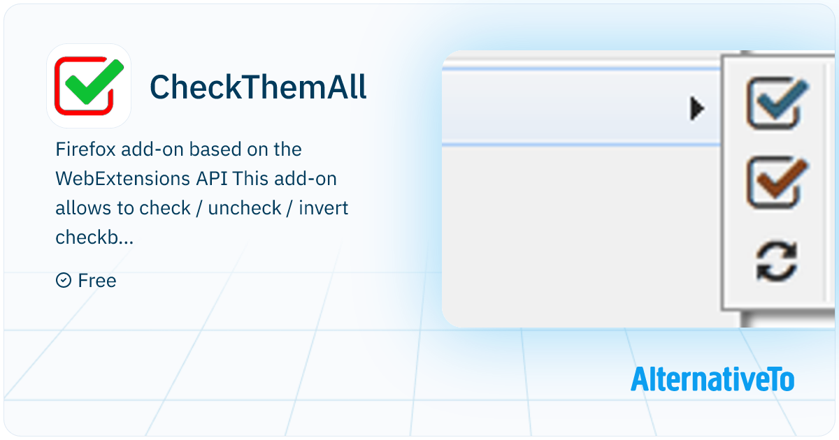 CheckThemAll: Allows you to select many checkboxes and then check ...