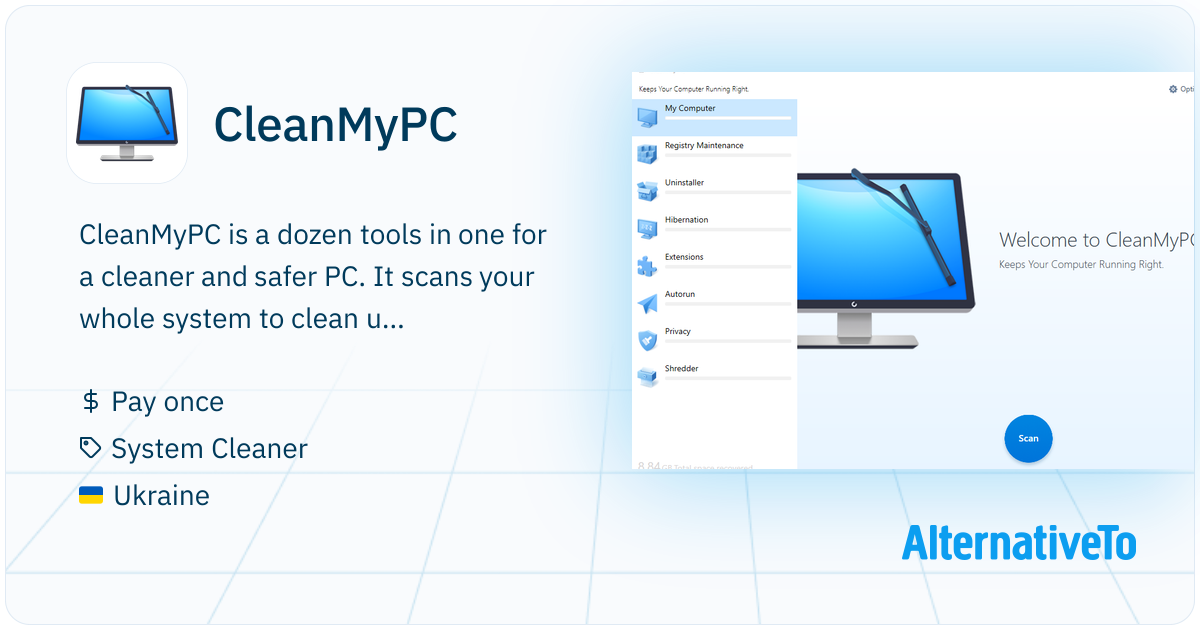 CleanMyPC: A smart cleaning tool for a better-running computer ...