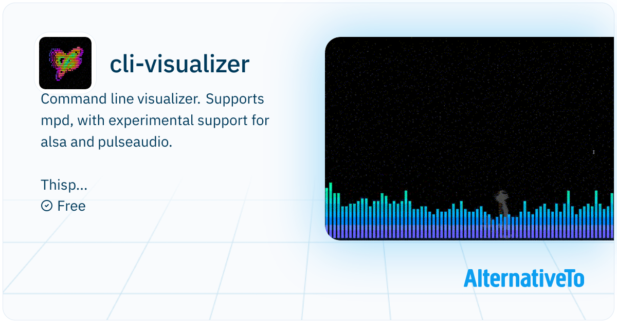 cli-visualizer: CLI based audio visualizer | AlternativeTo