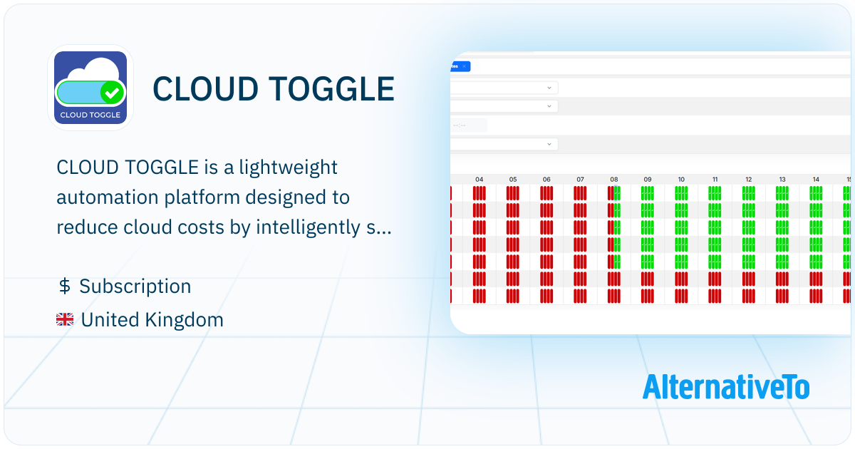 CLOUD TOGGLE: Automated scheduling tool for AWS and Azure VMs that ...