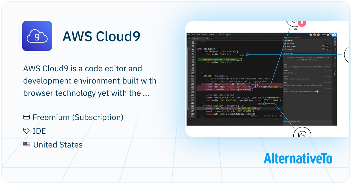 AWS Cloud9: Browser IDE with collaboration tools and Linux terminal ...