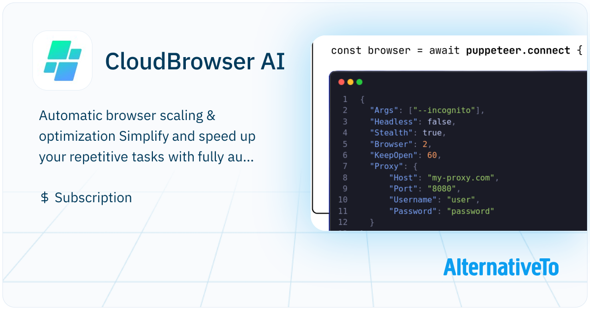 CloudBrowser AI: Deploy your browser automations in the cloud ...