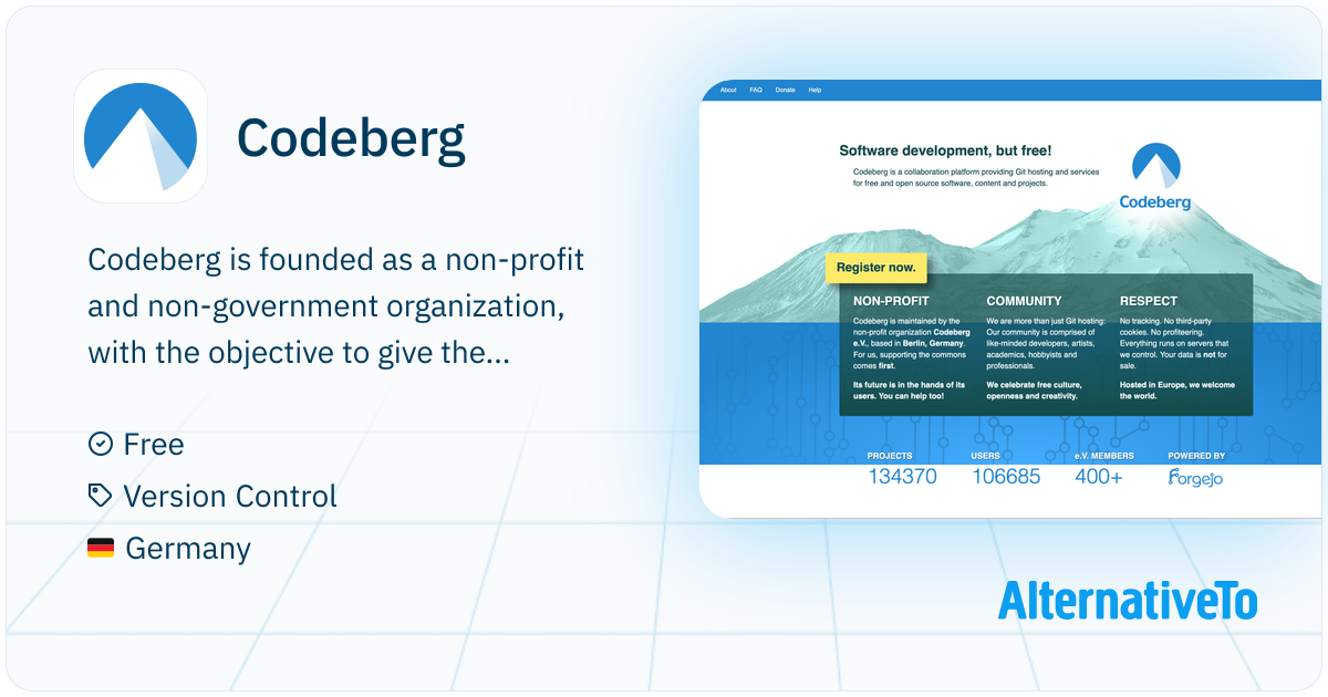 Codeberg: A free Git source code hosting service with the objective to ...