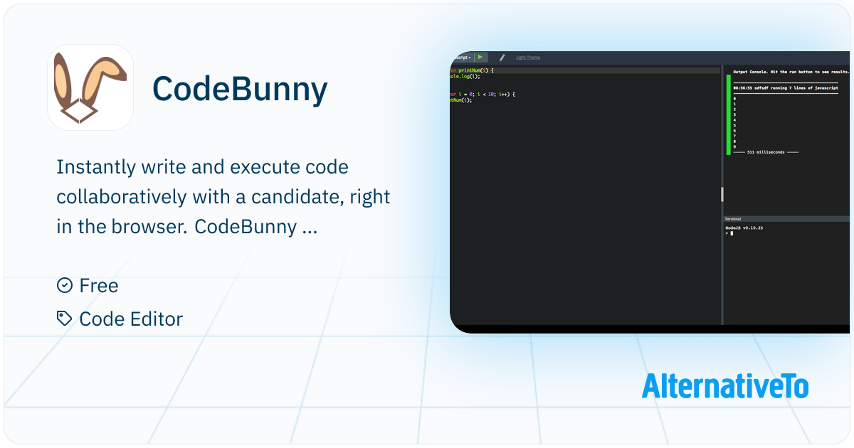 CodeBunny: Instantly write and execute code collaboratively with a ...