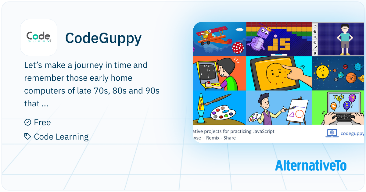 CodeGuppy: Free JavaScript creative coding platform for kids, teens and ...