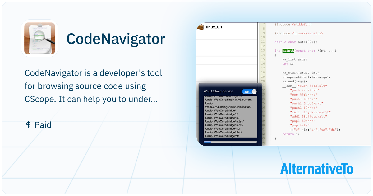 CodeNavigator: Developer's tool for | AlternativeTo
